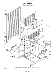 06 - Unit parts for Whirlpool Freezer EV15HKXKW0 / from AppliancePartsPros.com