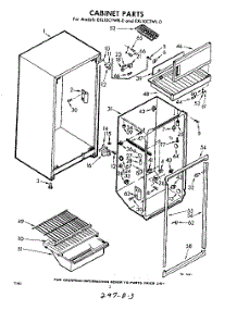 02 - Section parts for Whirlpool Freezer EXL10CTWR0 / from AppliancePartsPros.com