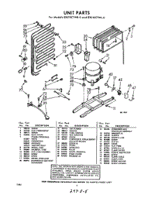 04 - Section parts for Whirlpool Freezer EXL10CTWR0 / from AppliancePartsPros.com