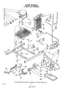 12 - Unit parts for Whirlpool Refrigerator EHD191MKWR0 / from AppliancePartsPros.com