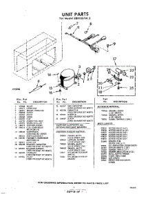 05 - Unit , Lit / Optional parts for Whirlpool Freezer EEH182FW5 / from AppliancePartsPros.com