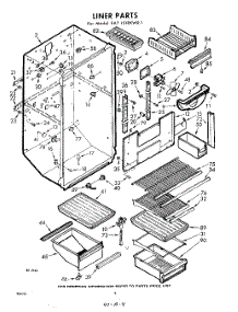 04 - Liner parts for Whirlpool Refrigerator EAT151PKWR1 / from AppliancePartsPros.com