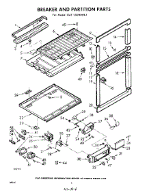 06 - Breaker And Partition parts for Whirlpool Refrigerator EAT151PKWR1 / from AppliancePartsPros.com