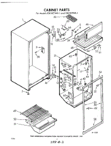 02 - Section parts for Whirlpool Freezer EXL10CTWR1 / from AppliancePartsPros.com