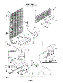 08 - Unit parts for Whirlpool Freezer EV15HKXRW2 / from AppliancePartsPros.com