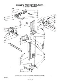 04 - Air Flow And Controls parts for Whirlpool Refrigerator EHD191MKWR2 / from AppliancePartsPros.com