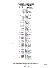 11 - Section parts for Whirlpool Refrigerator EHD191MKWR2 / from AppliancePartsPros.com