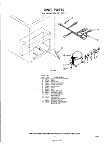 05 - Unit parts for Whirlpool Freezer EEH231FW1 / from AppliancePartsPros.com