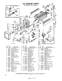 12 - Ice Maker parts for Whirlpool Refrigerator EAT15JMW1 / from AppliancePartsPros.com