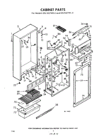02 - Section parts for Whirlpool Freezer EXL13CTWR0 / from AppliancePartsPros.com