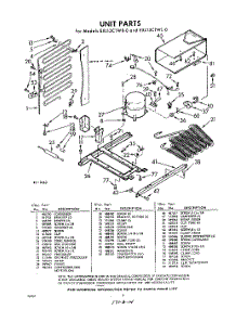 04 - Section parts for Whirlpool Freezer EXL13CTWR0 / from AppliancePartsPros.com