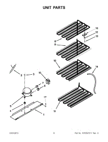 04 - Unit Parts parts for Whirlpool Freezer EV160FXBQ00 / from AppliancePartsPros.com
