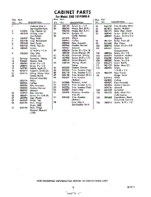 03 - Section parts for Whirlpool Refrigerator EHD191PKWR0 / from AppliancePartsPros.com