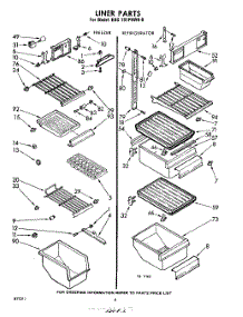 06 - Liner parts for Whirlpool Refrigerator EHD191PKWR0 / from AppliancePartsPros.com