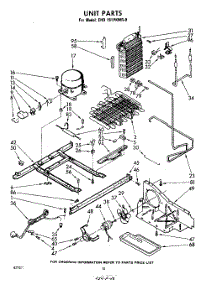 10 - Unit parts for Whirlpool Refrigerator EHD191PKWR0 / from AppliancePartsPros.com