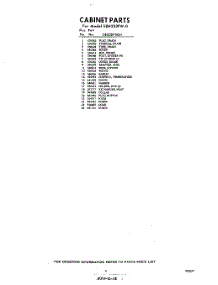 03 - Section parts for Whirlpool Freezer EEH232FW0 / from AppliancePartsPros.com