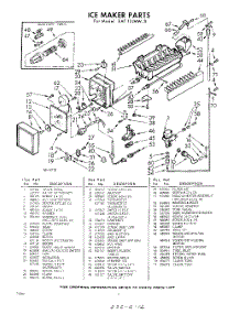 12 - Ice Maker parts for Whirlpool Refrigerator EAT15JMW3 / from AppliancePartsPros.com