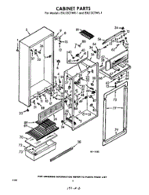 02 - Section parts for Whirlpool Freezer EXL13CTWR1 / from AppliancePartsPros.com