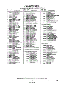 03 - Section parts for Whirlpool Freezer EXL13CTWR1 / from AppliancePartsPros.com