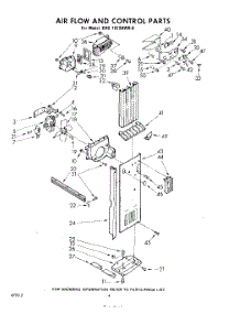 04 - Airflow And Control parts for Whirlpool Refrigerator EHD191SKWR0 / from AppliancePartsPros.com