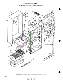 02 - Section parts for Whirlpool Freezer EXL13CTWR2 / from AppliancePartsPros.com