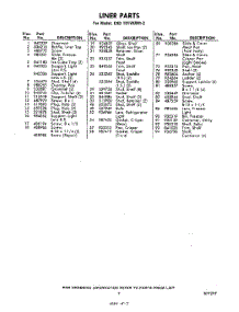07 - Section parts for Whirlpool Refrigerator EHD191VKWR2 / from AppliancePartsPros.com