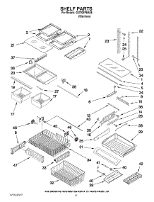 06 - Shelf Parts parts for Whirlpool Refrigerator G37025PEAS6 / from AppliancePartsPros.com