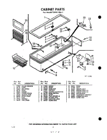 02 - Section parts for Whirlpool Freezer EWH18M1 / from AppliancePartsPros.com