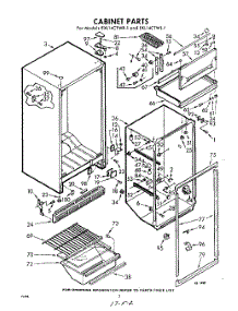 02 - Section parts for Whirlpool Freezer EXL14CTWR1 / from AppliancePartsPros.com