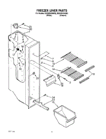 03 - Freezer Liner parts for Whirlpool Refrigerator ED20ZKXAN02 / from AppliancePartsPros.com