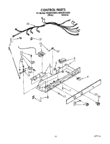 08 - Control, Lit / Optional parts for Whirlpool Refrigerator ED20ZKXAN02 / from AppliancePartsPros.com