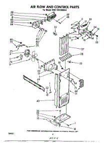 04 - Airflow And Control parts for Whirlpool Refrigerator EHD191VKWR4 / from AppliancePartsPros.com