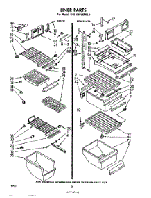 06 - Liner parts for Whirlpool Refrigerator EHD191VKWR4 / from AppliancePartsPros.com