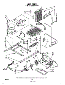 10 - Unit parts for Whirlpool Refrigerator EHD191VKWR4 / from AppliancePartsPros.com