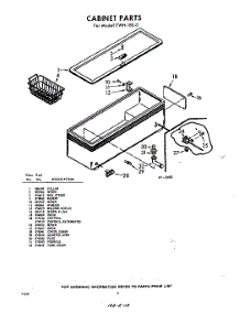 02 - Section parts for Whirlpool Freezer EWH18S0 / from AppliancePartsPros.com