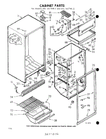 02 - Section parts for Whirlpool Freezer EXL14CWR0 / from AppliancePartsPros.com