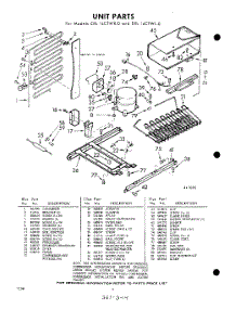 04 - Section parts for Whirlpool Freezer EXL14CWR0 / from AppliancePartsPros.com