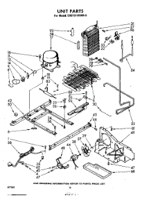 10 - Unit parts for Whirlpool Refrigerator EHD191XKWR0 / from AppliancePartsPros.com