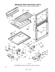 06 - Breaker And Partition parts for Whirlpool Refrigerator EAT15JMWR4 / from AppliancePartsPros.com