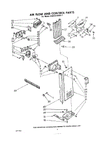 04 - Air Flow And Control parts for Whirlpool Refrigerator EHD191XKWR1 / from AppliancePartsPros.com