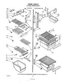06 - Liner parts for Whirlpool Refrigerator EHD191XKWR1 / from AppliancePartsPros.com