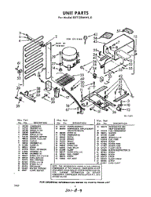 04 - Unit parts for Whirlpool Refrigerator EXT12DMWL0 / from AppliancePartsPros.com