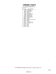 03 - Section parts for Whirlpool Freezer EEH272FW5 / from AppliancePartsPros.com