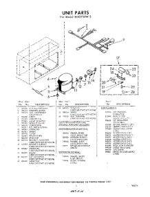05 - Unit parts for Whirlpool Freezer EEH272FW5 / from AppliancePartsPros.com