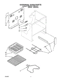 05 - External Oven, Optional parts for Whirlpool Range FEP310YL1 / from AppliancePartsPros.com