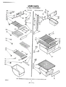 06 - Liner parts for Whirlpool Refrigerator EHD191XKWR2 / from AppliancePartsPros.com