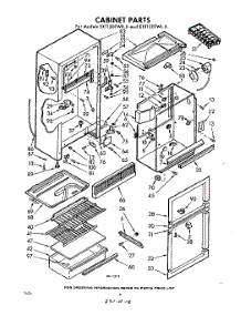 02 - Section parts for Whirlpool Refrigerator EXT12DTWR0 / from AppliancePartsPros.com