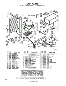 04 - Section parts for Whirlpool Refrigerator EXT12DTWR0 / from AppliancePartsPros.com