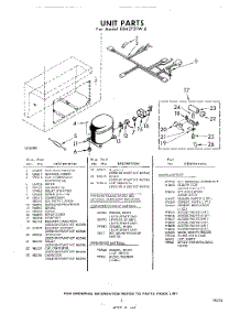 05 - Unit , Lit / Optional parts for Whirlpool Freezer EEH272FW6 / from AppliancePartsPros.com