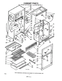 02 - Section parts for Whirlpool Refrigerator EXT12DTWR1 / from AppliancePartsPros.com